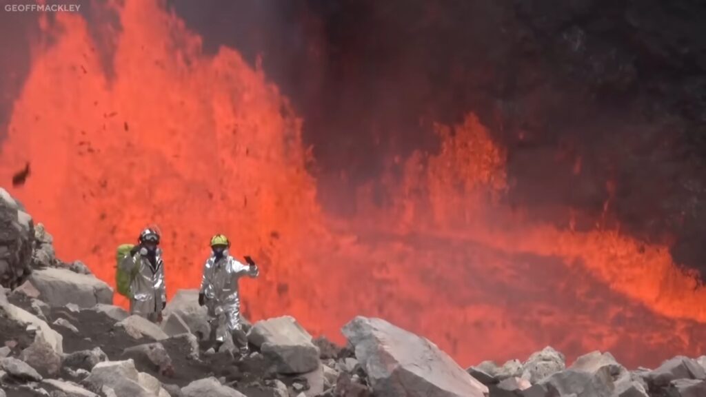 This drone made a terrifying discovery after spotting this height on a mountain